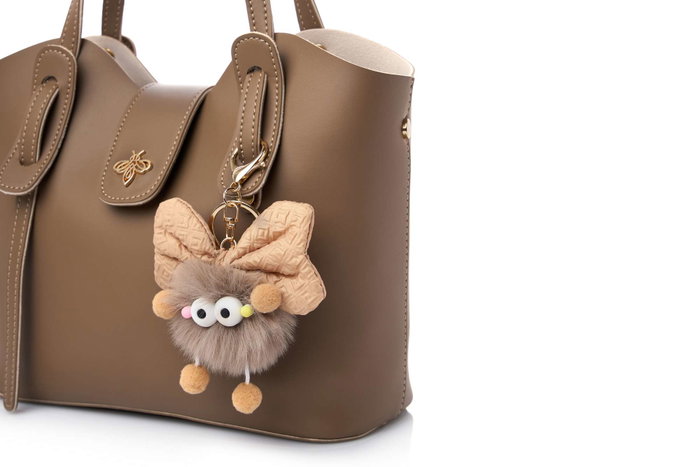 Lucky Bees Bolso de Hombro Celeste de Cuero de Polivinilo para Mujer, Accesorio Elegante y Sofisticado para el Día a Día